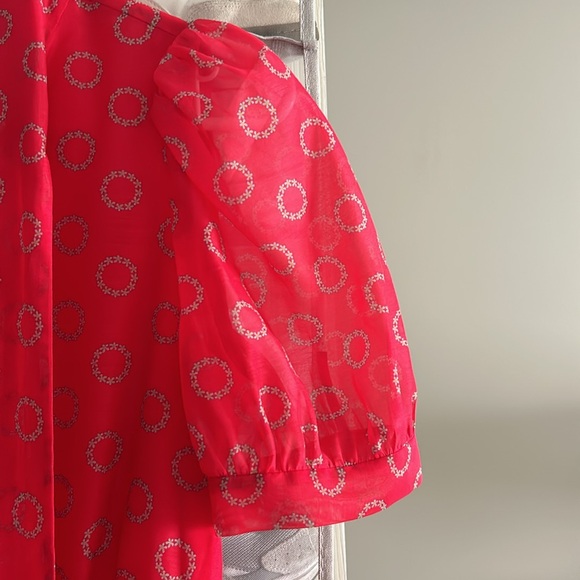 Dotty Puff Sleeve Minidress • ted baker london - Picture 6 of 7